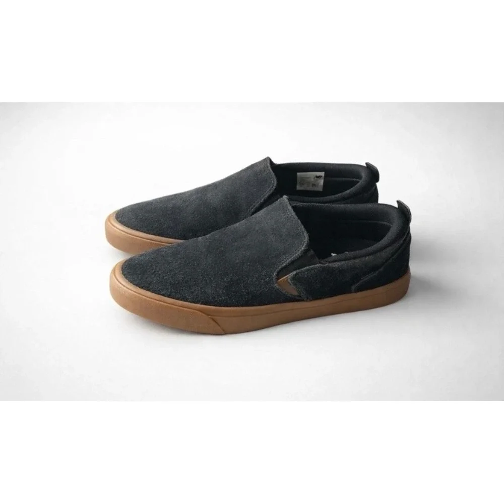 New Balance 306 Jamie Foy Slip On Black Gum Suede Skate Shoes Mens 5